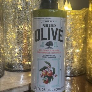 Korres Pure Greek Olive Body Cream with Peach Blossom